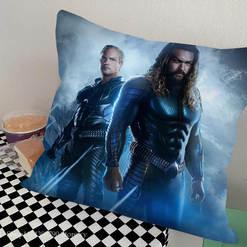 A-Aquaman And The Lost Kingdom Movie Pillow Bedroom Sofa Leisure Comfort Cushion Car Living Room Home Decoration