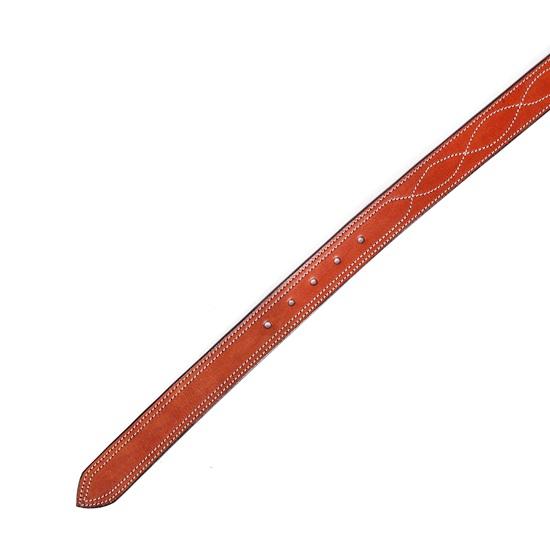 The Classic Tan Leather Everyday Men's Belt Made in India Of Full Grain Leather.