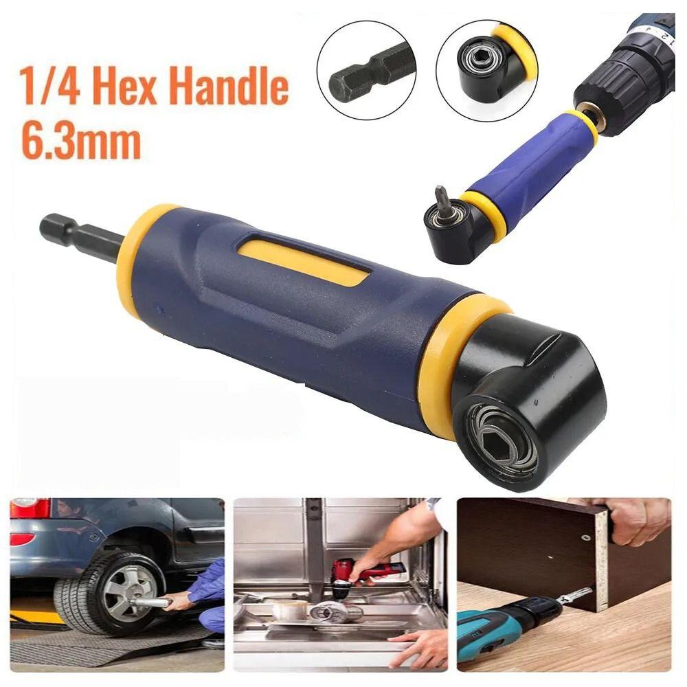 Multi Purpose Right Angle Extension Screwdrive 90 Degree Drill Attachment Tool