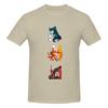 Taka S World Characters Couple Style Tshirt Fresh And Versatile Faderesistant Tshirt