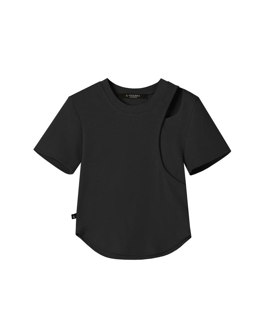 Urban Dress Hole-Cut Crop Tee - 5Col
