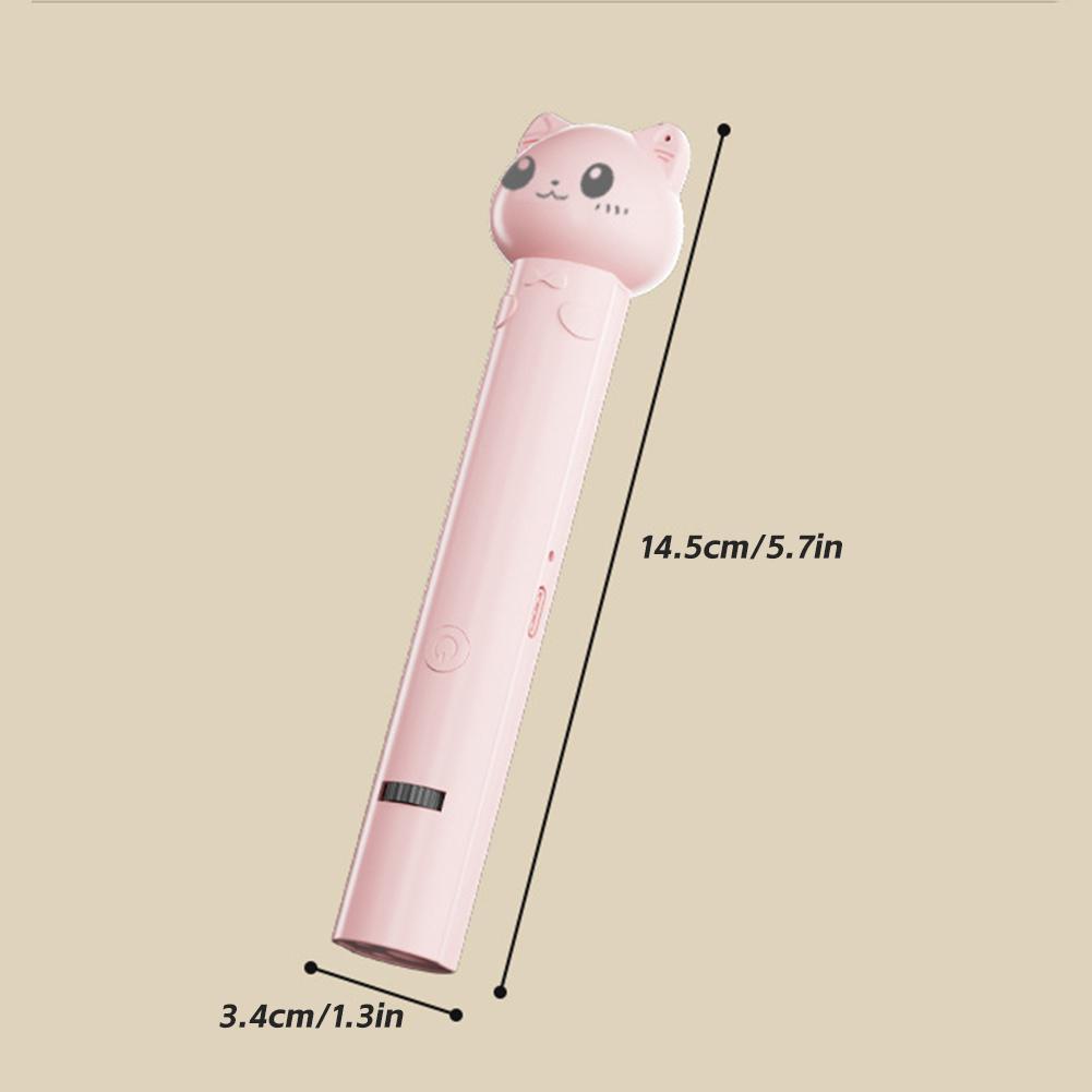 Interactive Red Dot Light Cat Toy Safe USB Charging 3IN 1 Kitten Teaser Toy Portable Cat Skin Funny Cat Chaser Stick