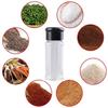10Pcs Kitchen Salt Pepper Shakers 60/100Ml Plastic Empty Seasoning Storage Bottle