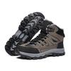 Winter Cotton Shoes Large Size Men's Hiking Shoes Outdoor Leather Snow Boots Velvet Warm Russian Large Cotton Shoes