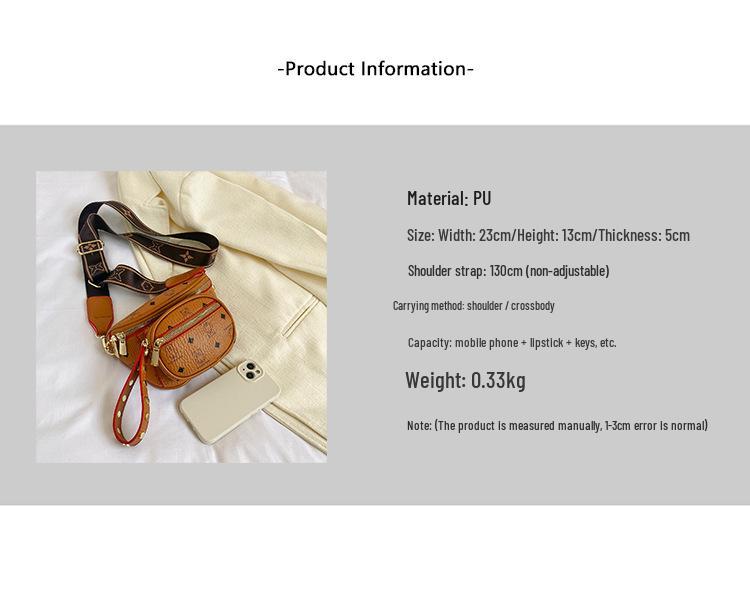 Trendy Retro Floral Crossbody Shoulder Bag for Women