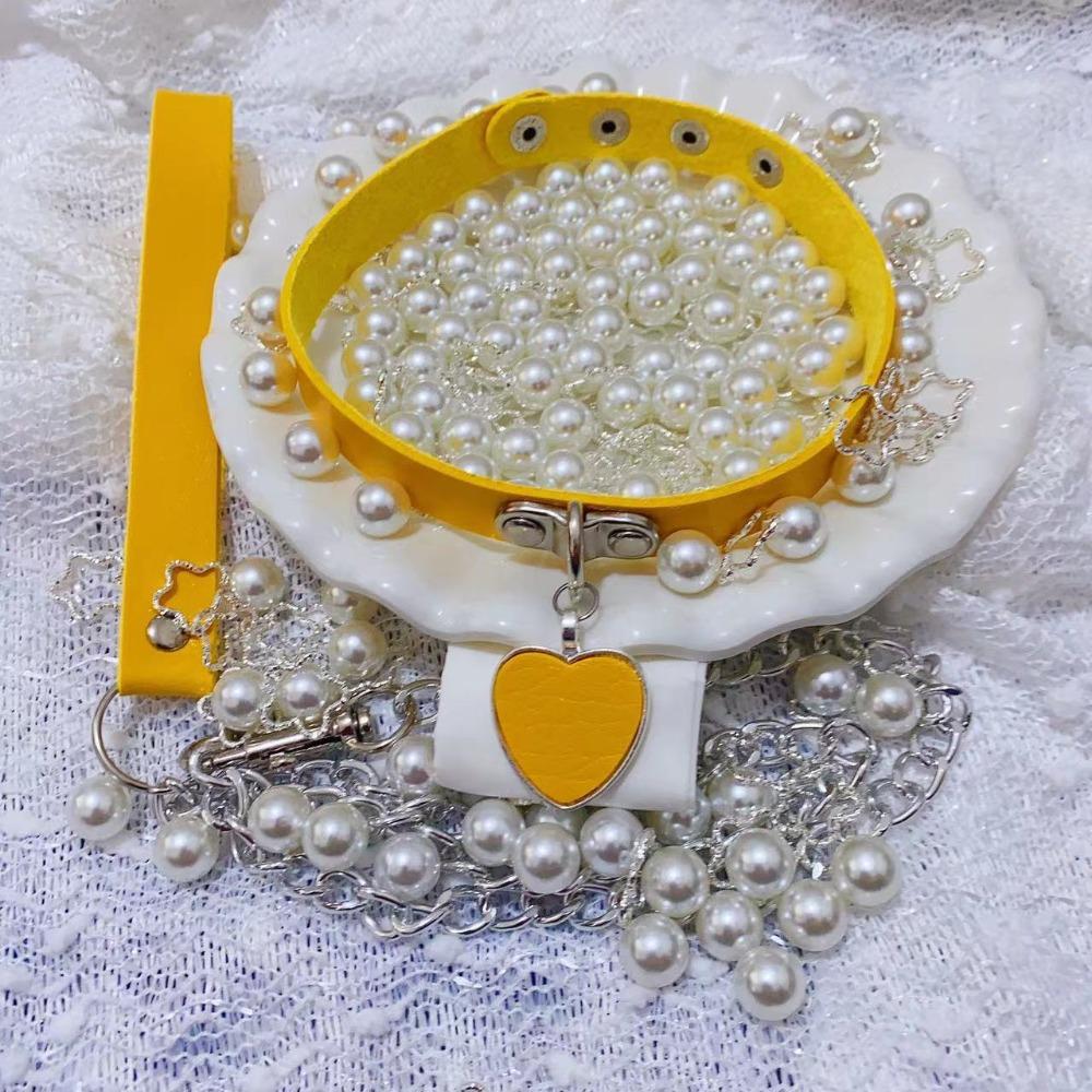 Love Neck Strap Sex Underwear Accessories Collar Maid Traction Rope Chain Japanese Flirting Necklace Couple Adult Products