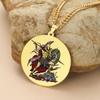 Dawapara Ares God van de Oorlog Ketting Kracht Moed Symbool Bescherming Talisman Oude Griekse Mythologie Roestvrij Staal Sieraden