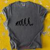 Dachshund T Shirt Evolution Silhouette Love Mom Dog Vintage Breathable Slightly Versatile Stretched Graphic
