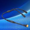 Double DC8020 Female XT60 Male Adapter Cable 55cm 14AWG Thick Wire PVC and Copper Texture for Drones Power Stations