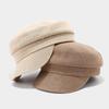 Women's Summer 2025 New Sun Protection Hat, Korean-style Ins Naval Cap, Breathable Straw Flat Top
