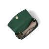 Michael Kors MK Ava Vintage Logo Pendant Flap Leather Shoulder Crossbody Mini Bag Women bags Dark-Green 32F5GAVC1L-MOSS