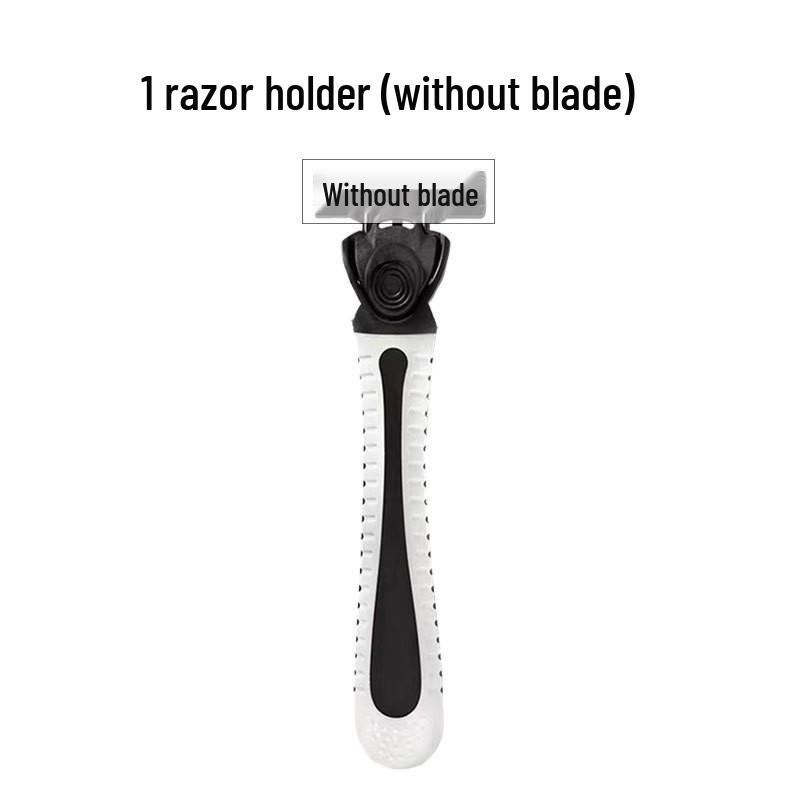 Three-Layer Replaceable Manual Razor Blades - Stainless Steel, Portable Design