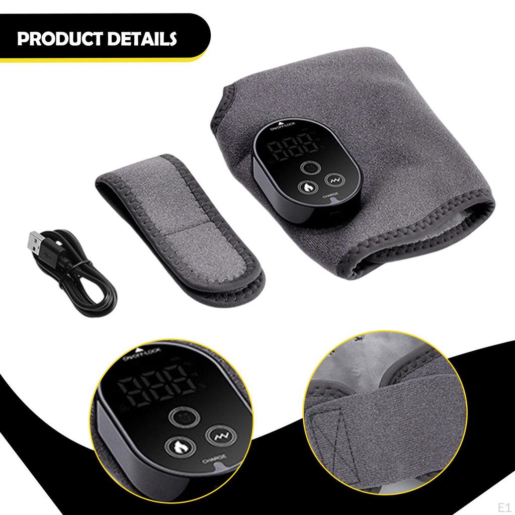 Ankle Massager 2 In 1 Adjustable Timer Heating Pad Brace for Men Women Gifts