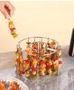 Vertikaler Spießständer aus Edelstahl 304 für Heißluftfritteuse, Ofenbräter & BBQ