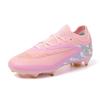 Youth Soccer Cleats Grass Fields Kids Training Shoes With Rubber Outsole TPU Studs