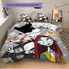 3Pcs Christmas Nightmare Before Christmas Bedding Sets For All Sizes New 3D Printed Bed Cover Comforter Duvet Cover Pillowcase Bedroom Decoration