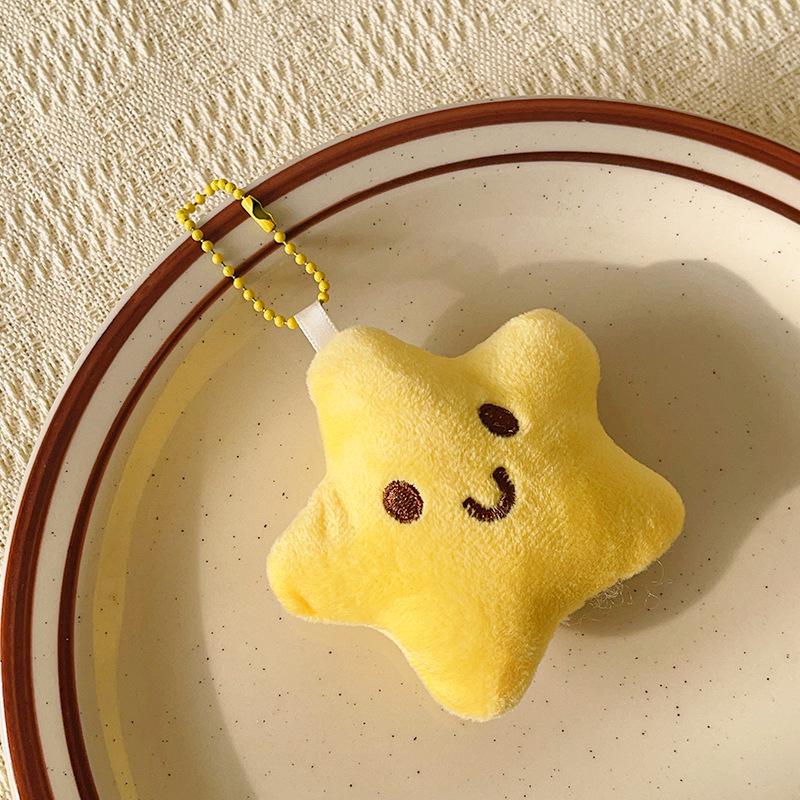 

Plush Star Doll Keychain: Cute Pendant for Student Bags or Girls Accessories