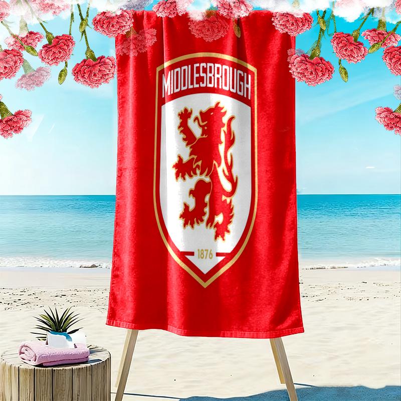 Middlesbrough Towel, Large Soft Quick Dry Towel for Beach Camping Swimming