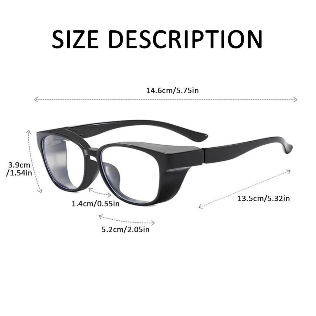 3PCS Goggles Of Anti-Splash Windproof And Dustproof Laboratory Industrial Riding Safety Goggles Men's And Women's Glasses