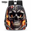 Skull Series Peripheral Animation Printing Backpack Student Bag Support