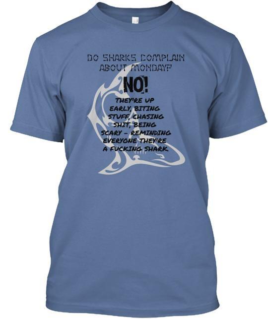 

Shark T-Shirt Made in the USA Size S to 5XL Unisex T-Shirt XXXXL