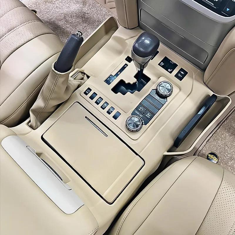 Specially Designed For Toyota 2016- Land Cruiser LC200 Central Control Gear Shift Panel Silicone Pad Storage Box