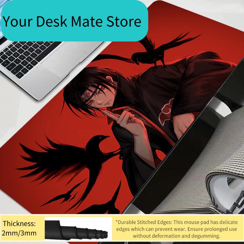 Mouse Pad Gaming Large Dywan Gamer Keyboard Desk Mat Table Naruto Carpet Mousepad XXL Anime Durable For Computer
