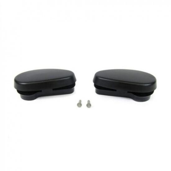 2PCS Tubular Side Step End Caps 68044463AB For 2009-2017 Dodge Ram 1500-3500