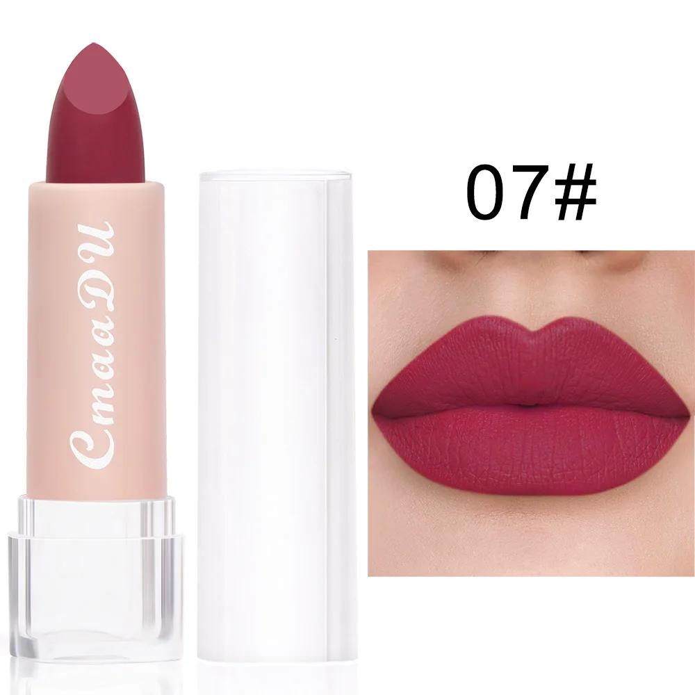 15 Color Velvet Matte Lipsticks Waterproof Long Lasting Sexy Red Lipstick on-Stick Cup Makeup Lips Tints Pencil Cosmetics