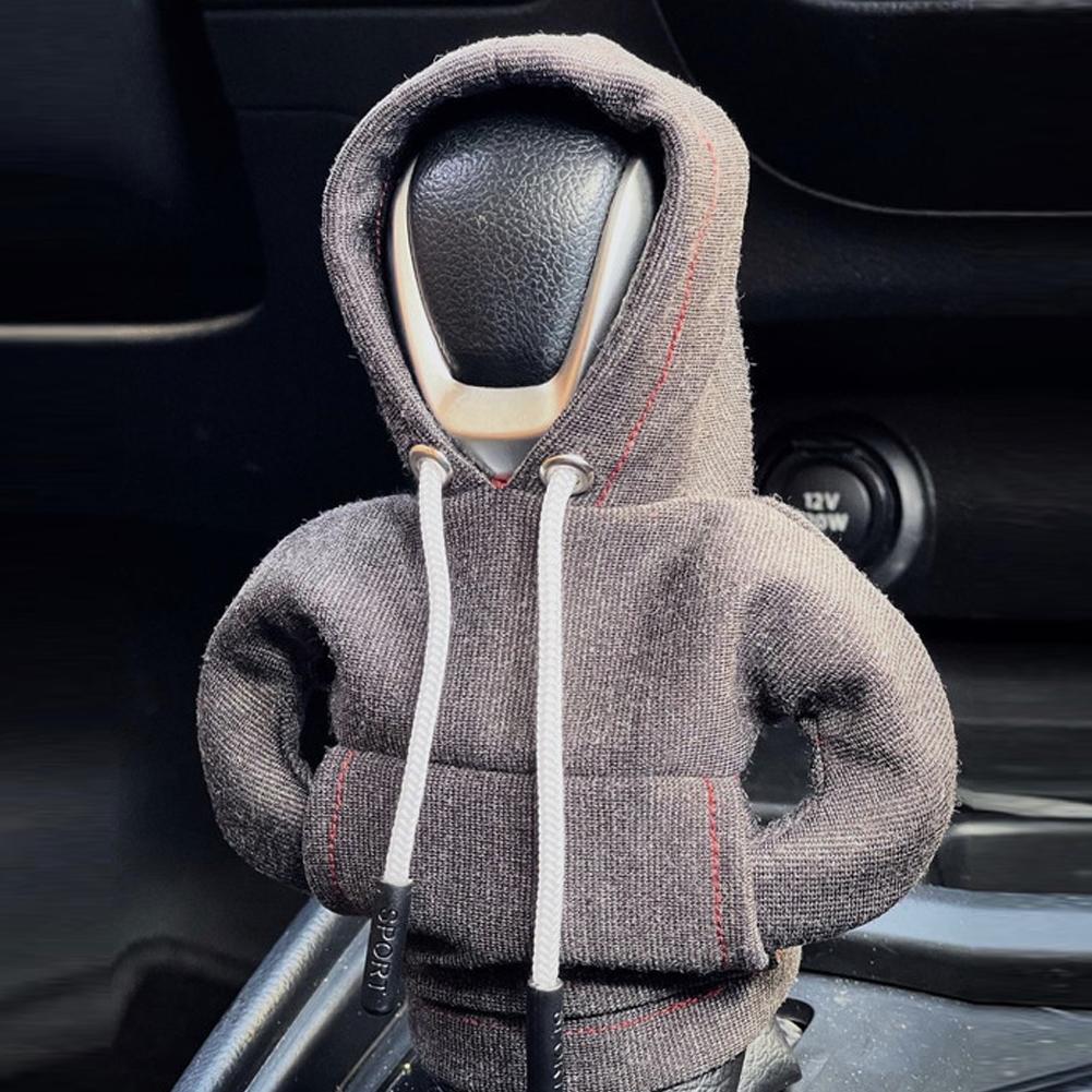 Car Gear Shift Knob Hoodie Poleron Change Speed Lever Sweatshirt Car Gear Shift Cover Hoodie Car Gearbox Hood For Car Gear Lever
