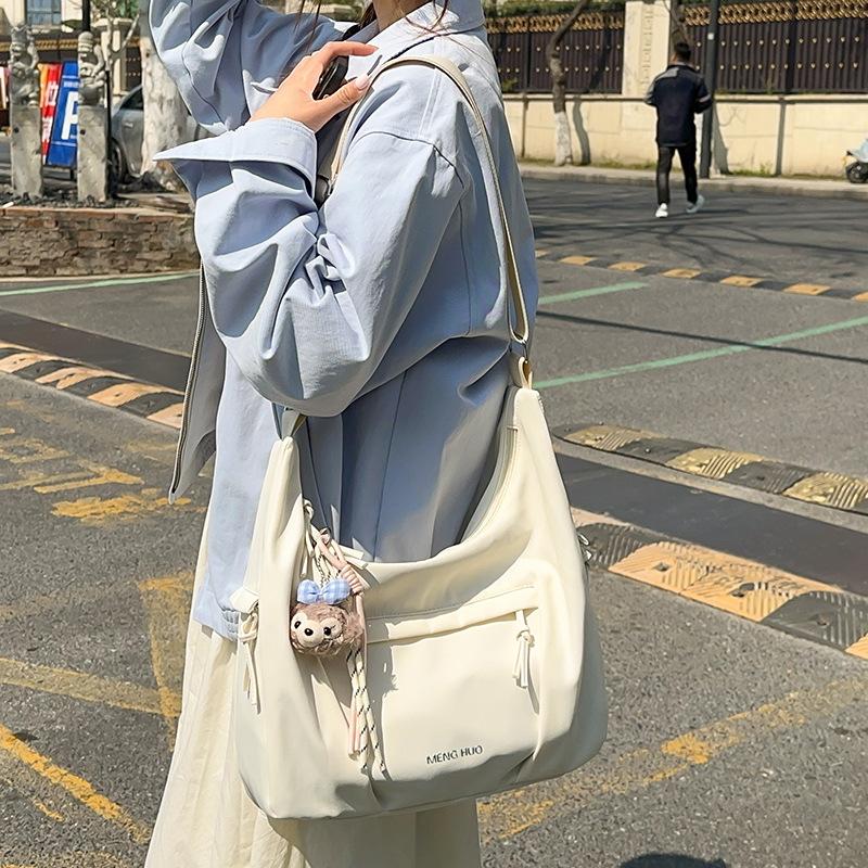Summer Women's Bags for Women's New Canvas Bags for Commuting To Work  One Shoulder Crossbody Bag