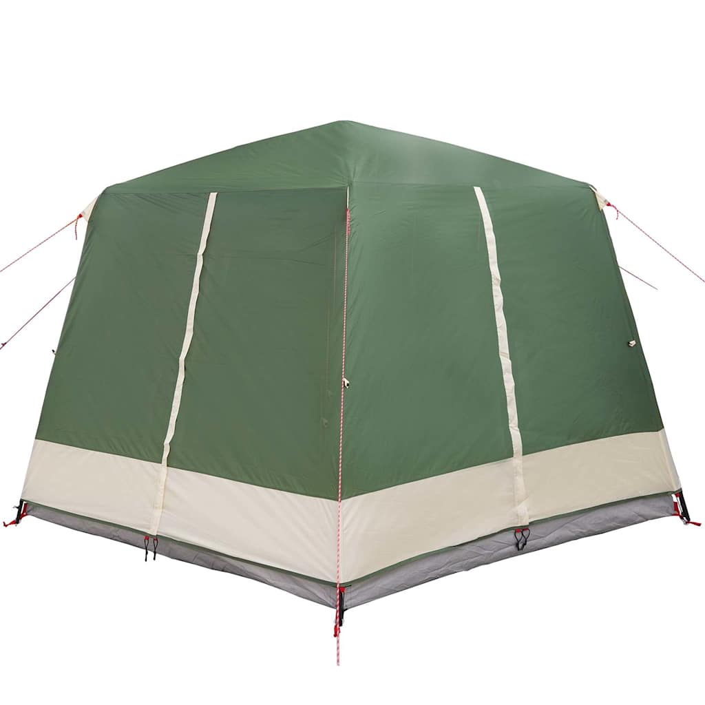 5 Person Family Tent in Green and White 333 x 317 x 194 cm