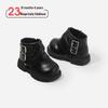 Infant & Toddler Leather Boots: Girls' Winter Cotton Princess Shoes for Comfortable Walking