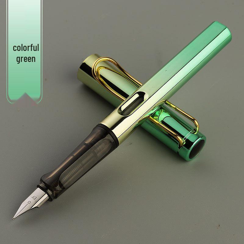 Colorful Ergonomic Fountain Pen for Students - Perfect for Writing Practice and Custom Logo Gifts