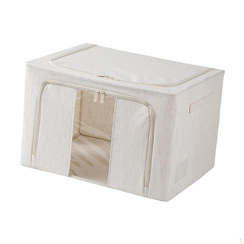 Clothes Storage Bag Blanket Travel Bin Lightweight Foldable Closet Organizer