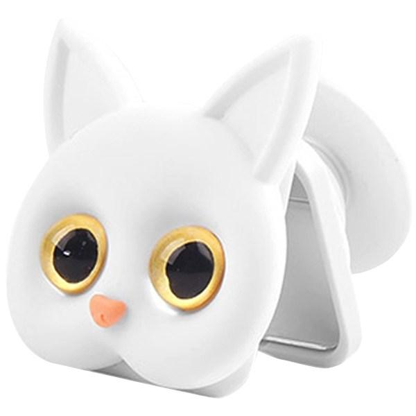 

Держатель для сотового телефона W Case Cat Mirror Smart Talk, белый кот, 1 шт.