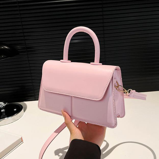 2025 new summer fashion simple trend personality foreign casual portable shoulder crossbody small square bag woman