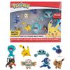 Sada 8 ks Pokémonů Bojová figurka Vícebalení s rozkošným Pikachuem, Eevee a Wobbuffetem Hračky pro sběratele a fanoušky