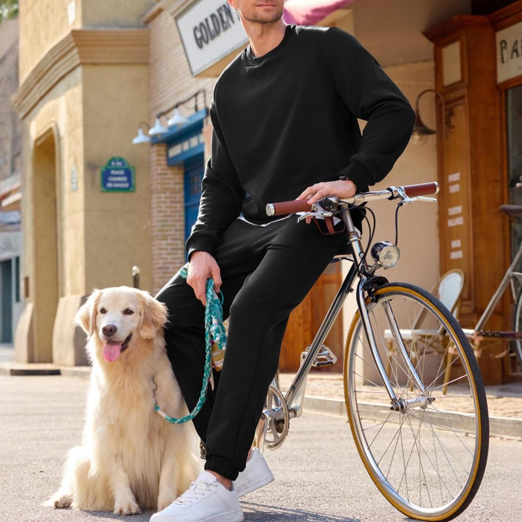 Men's Sweatshirts Sweatshirts And Jogging Pants Track Pants Fleece Tracksuit Sets