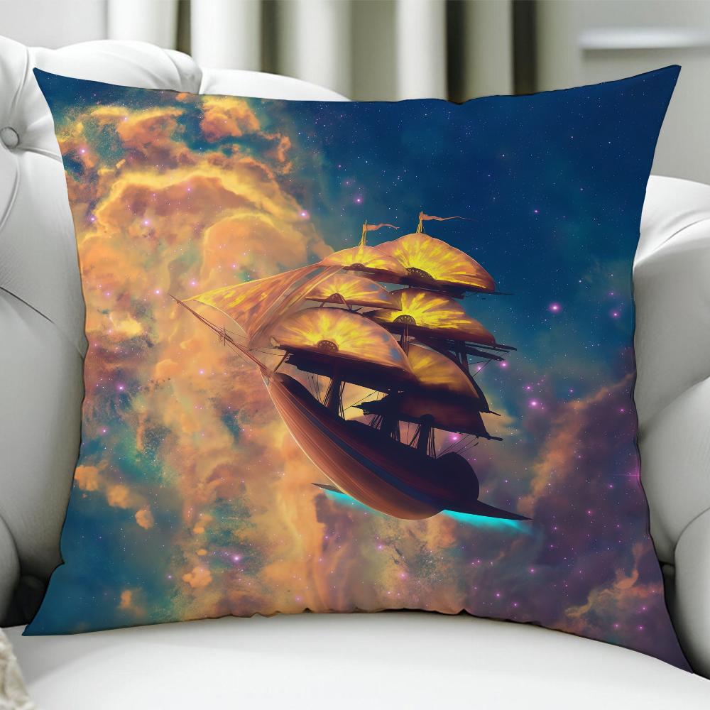 Cartoon TTreasure PPlanet DSN cushion cover Birthday Anniversary Gifts Double Sided Printed Zipper Cushion Cover