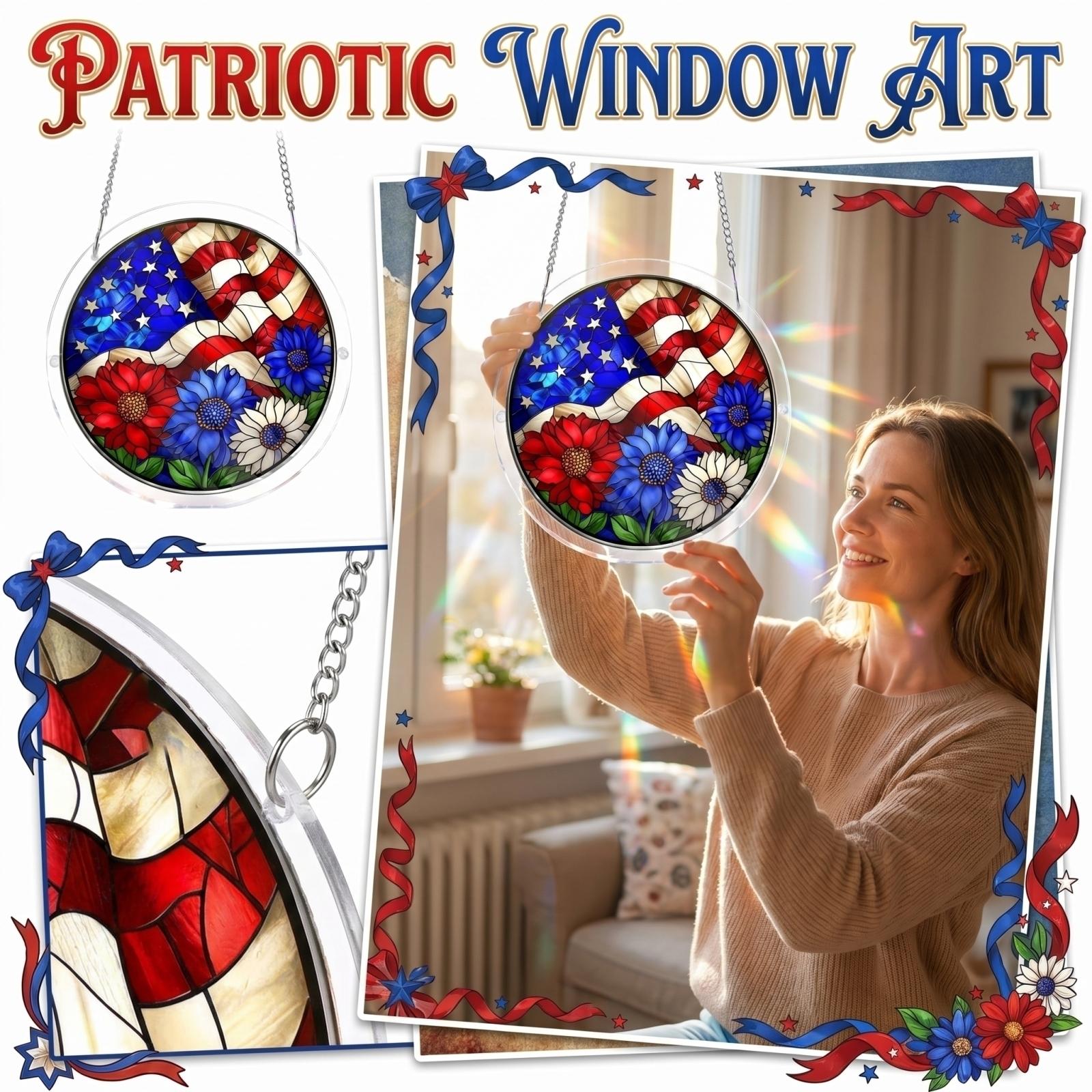 

Acrylic Puzzle Window Hanging, Colorful Sunrise Sun Catchers Panel SunCatchers Puzzles Decor For Birthday Women, Men, Wife, Aunt, And Mom one size