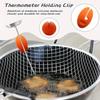 Food Grade Silicone Thermometer Probe Clip Anti Scald Feature Probe Fixing Design Pot Side Bracket High Temp Resist
