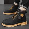 Herren Stiefel Winter Freizeitschuhe Designer Luxus Plateau Cowboy Chelsea Taktisch Militärisch Arbeitssicherheit Leder Knöchel Sneaker