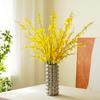 Orchid Yellow Dancing Silk Flower Arrangement For Table Photography Centerpiece