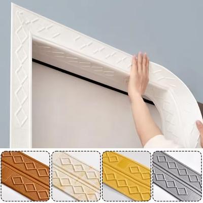 Adesivo da Parete Autoadesivo 3D per Linea Vita Striscia Avvolgente Angolo Interno ed Esterno Bordo Autoadesivo da Soffitto Striscia Abbellimento