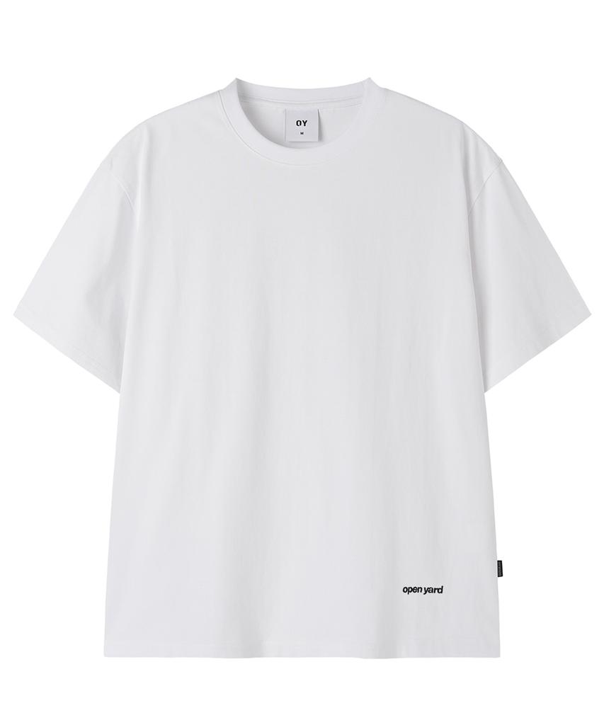 Opeunyadeu(Owai) Check Trump Patch Tee - White