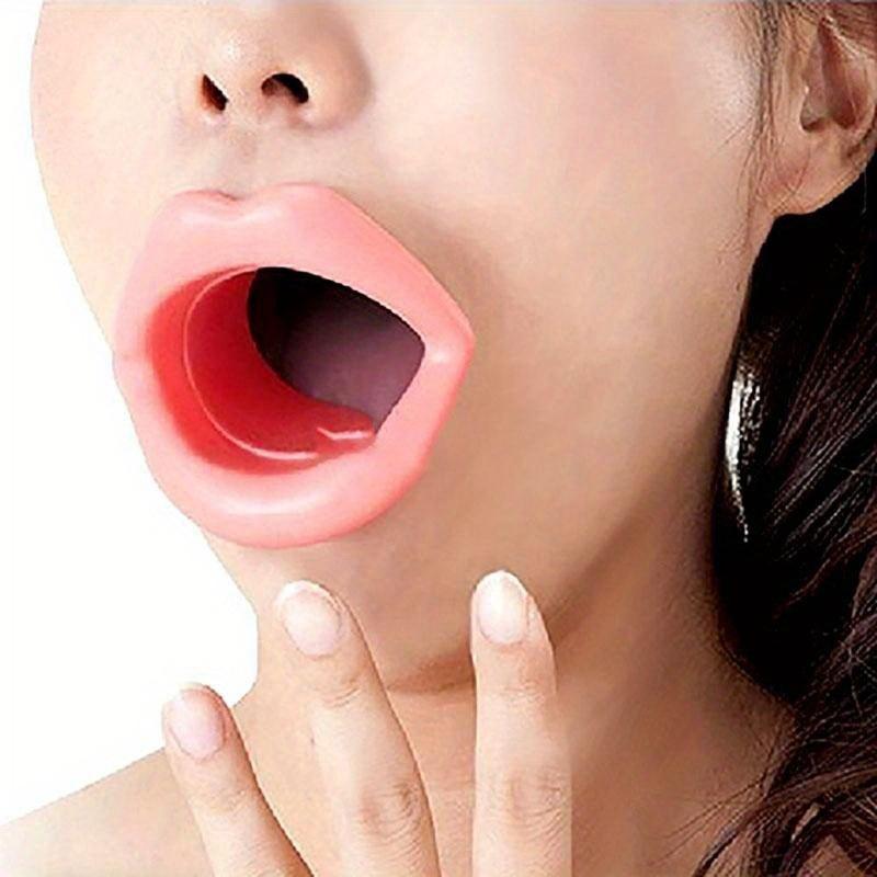 1pc Silicone Lip and Facial Trainer - Non-Electric Muscle Toner for Smile Enhancement, Unscented Skin Care Tool, Reusable Beauty Device