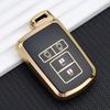 TPU Car Key Cover Case Bag Holder Shell for Toyota Camry RAV4 Avalon Auris 2 3 4 Buttons Smart Keyless Holder Protector