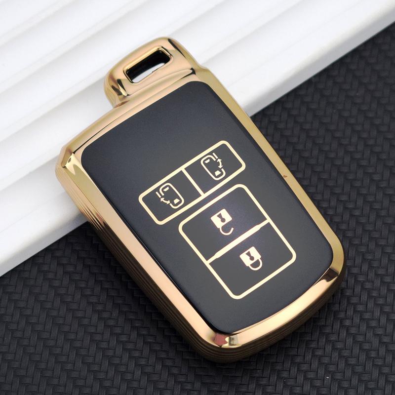 TPU Car Key Cover Case Bag Holder Shell for Toyota Camry RAV4 Avalon Auris 2 3 4 Buttons Smart Keyless Holder Protector