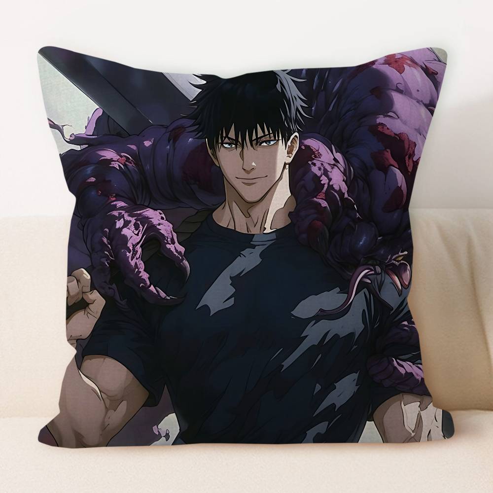 F-Fushiguro Toji Pillow Gift Home Office Decoration Bedroom Sofa Car Cushion Cover Case 45x45